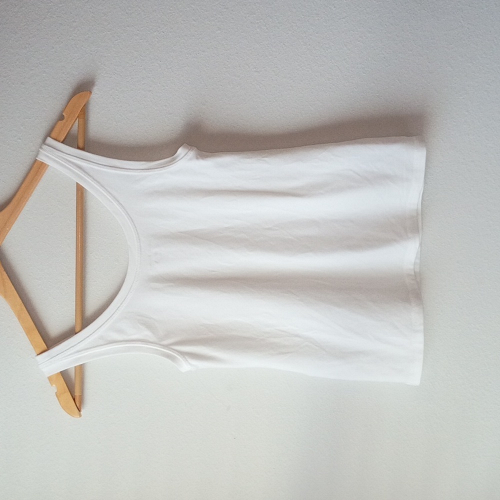 Eileen Fisher White Tank Top - Picture 4 of 4
